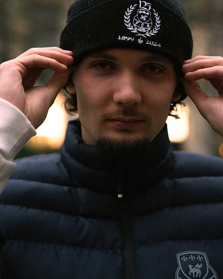 Bonnet Noir Réglable ICON Fashionwear - Unisexe - Neuf Sans étiquette